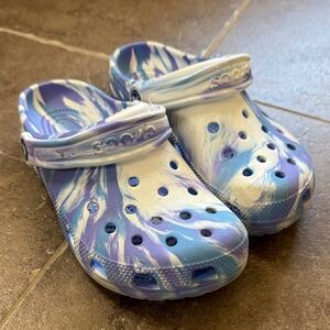 Crocs Tie-Dye Clog - Blue & Purple -size M4/W6